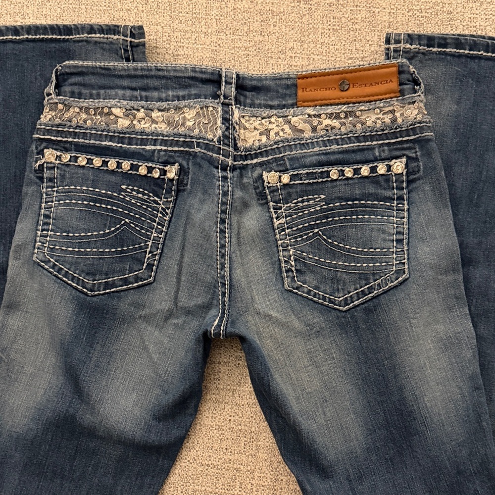 Rancho Estancia Women's Boot Cut Jeans - Size 27 Classic Blue